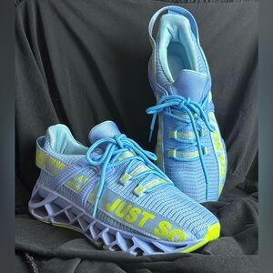 UMYOGO Just So So Women's / Men’s Running Shoes Blue EU 38 US 7.5 Sneakers